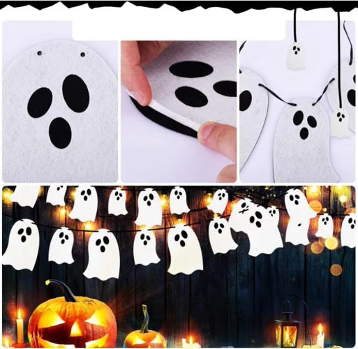 Boo-tiful Banner Haning Ghost Banner