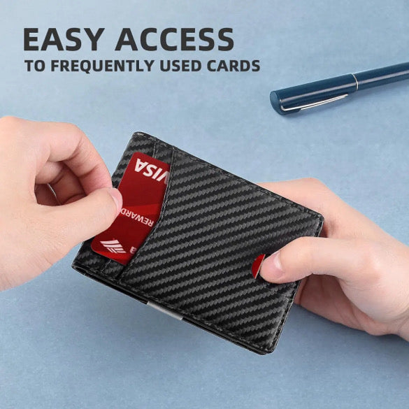 RFID Blocking Leather Wallet