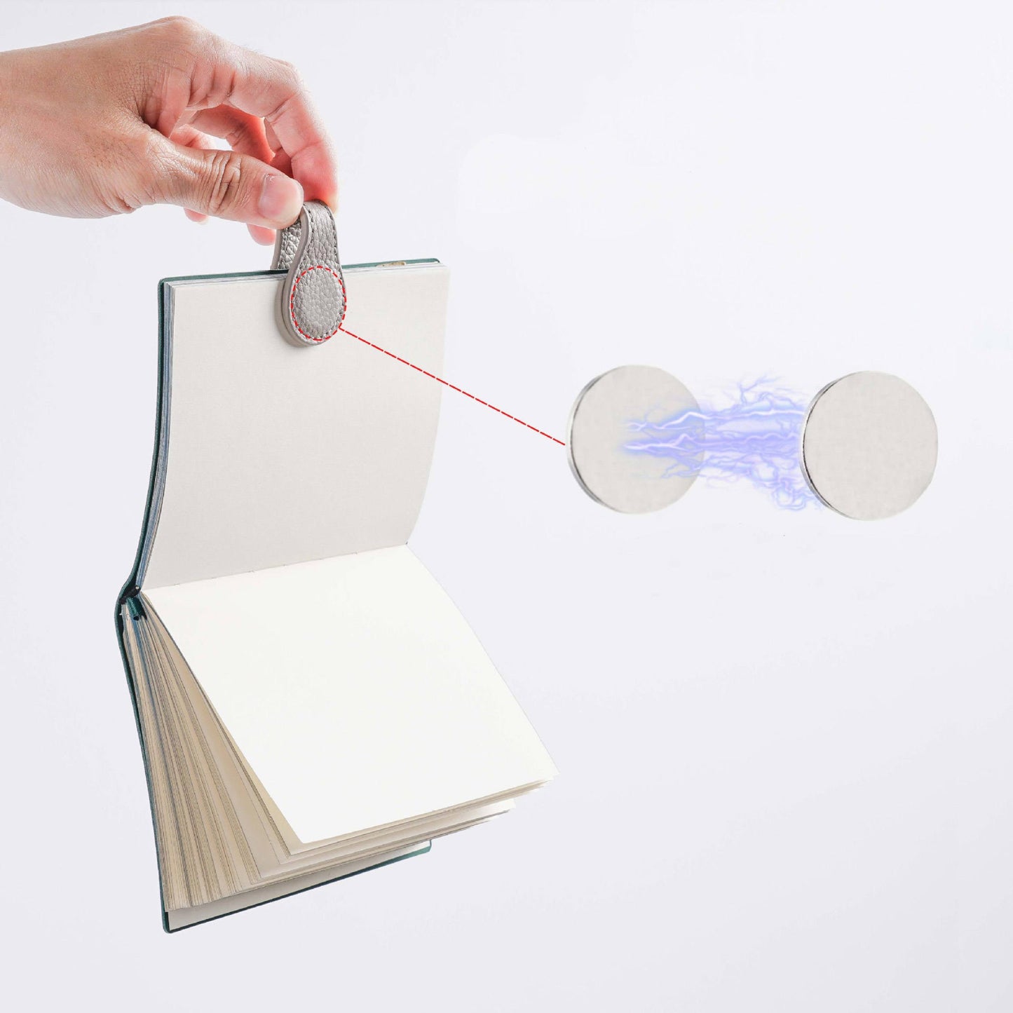 Leather Magnetic Bookmarks