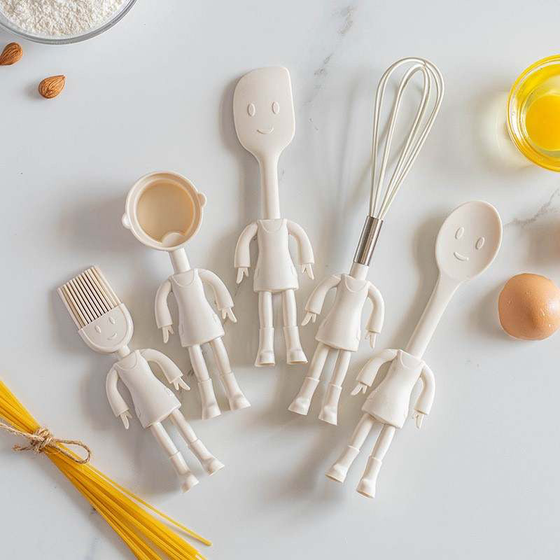 Funny silicone kitchen set