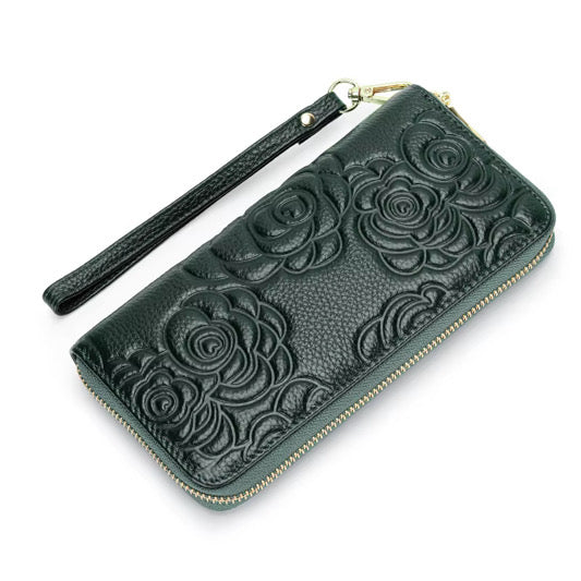 Bloom & Leather Wallet