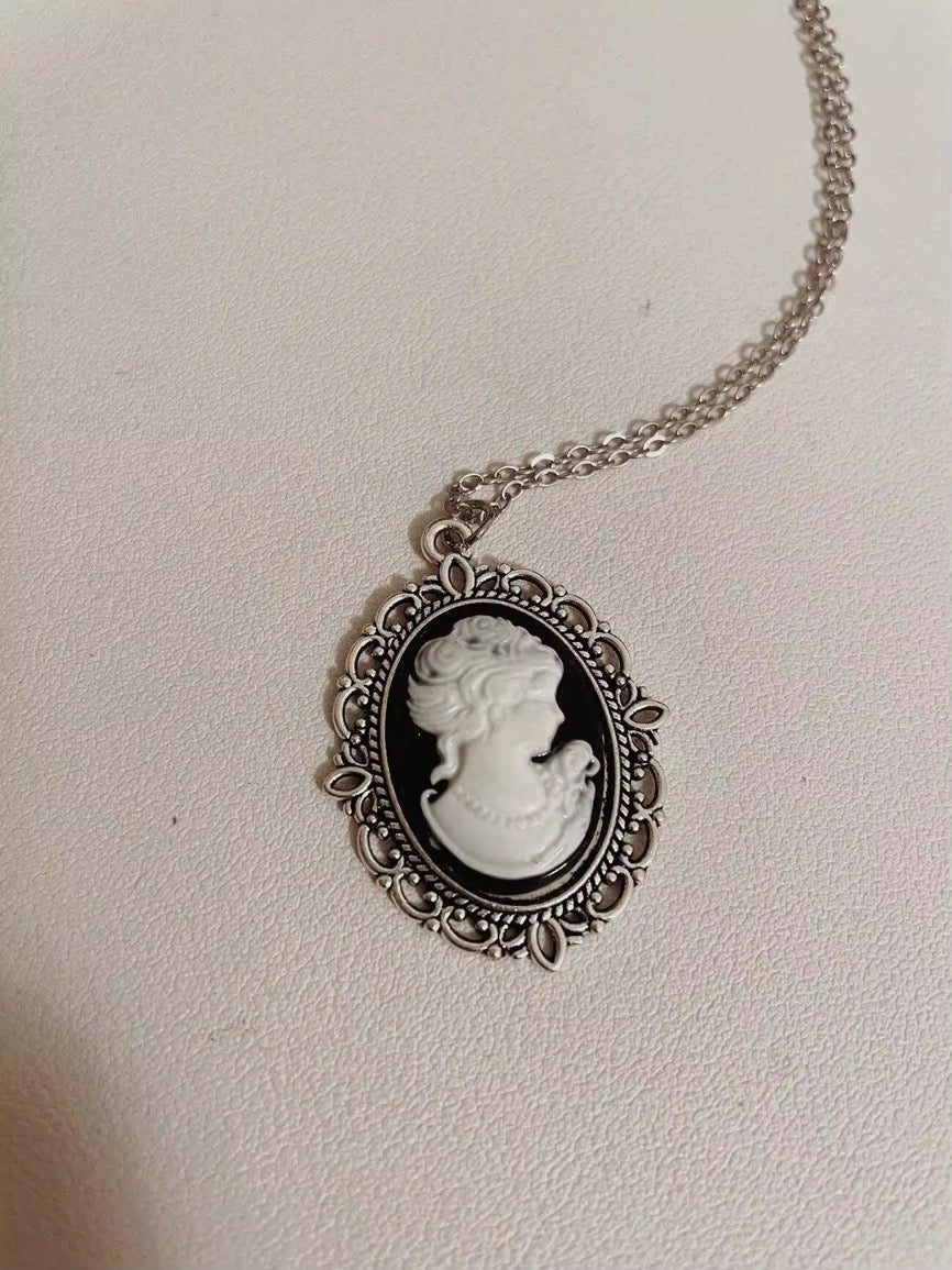 Cameo Silhouette Necklace