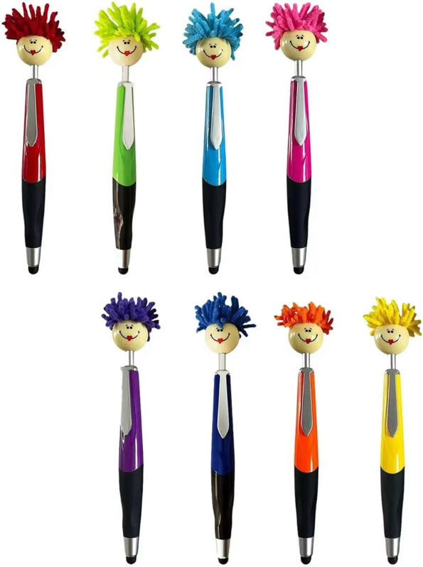 Trending 8 Piece Funny Mop Head Pen Set