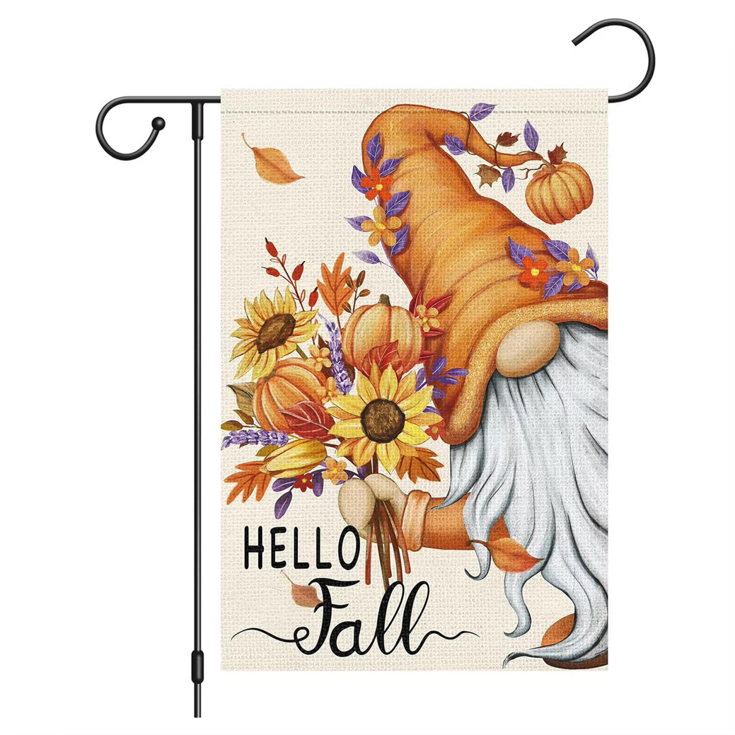 Seasonal Fall Themed Garden Flags