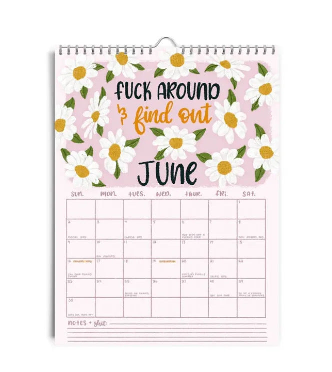 Here We Go Again 2025 Calendar