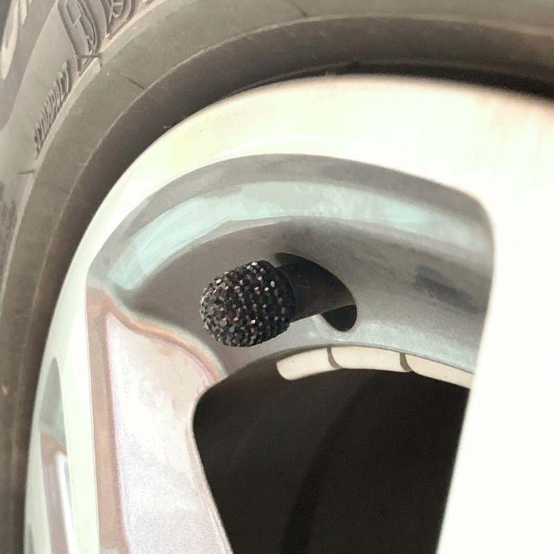 Rhinestone Car Valve top