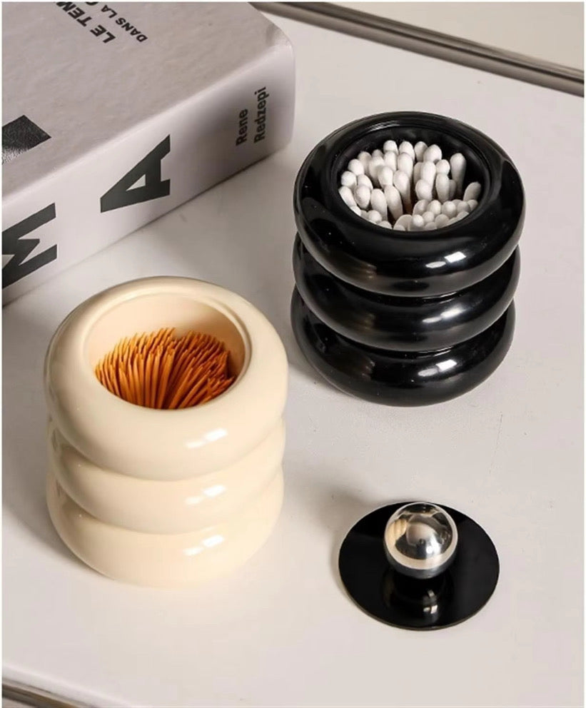 Modern Cotton Swab Container