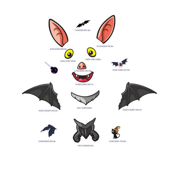 Halloween Fridge Magnet Sets