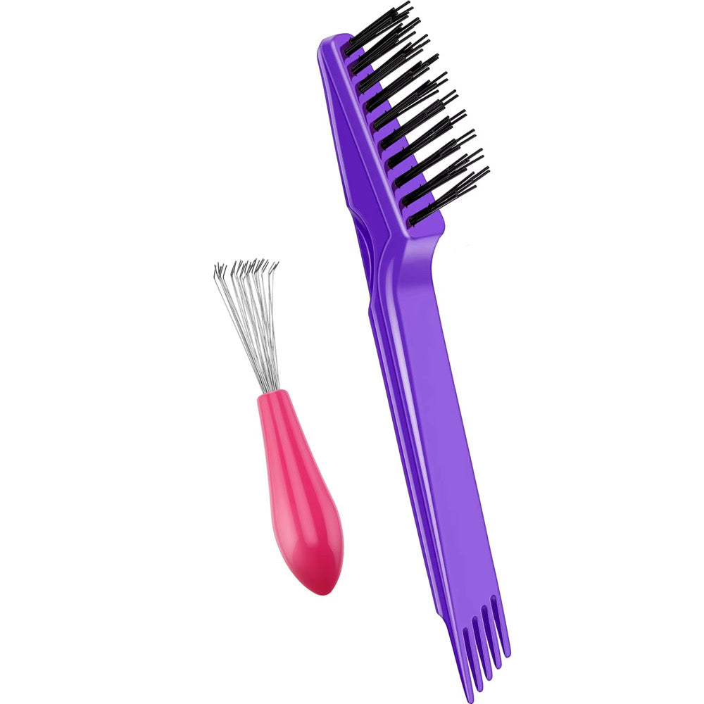 2 Piece Hair Brush Cleaning Tool Set
