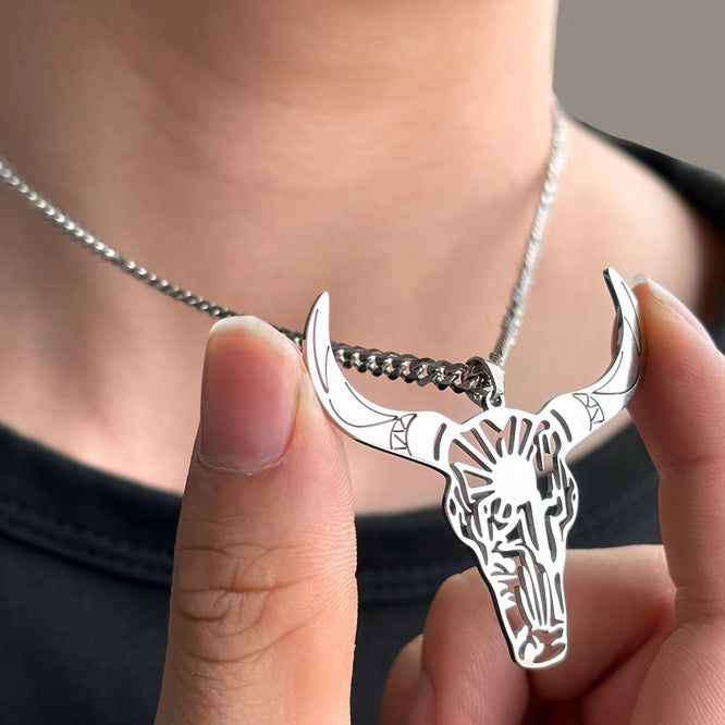 Western Stainless Steel Necklace
