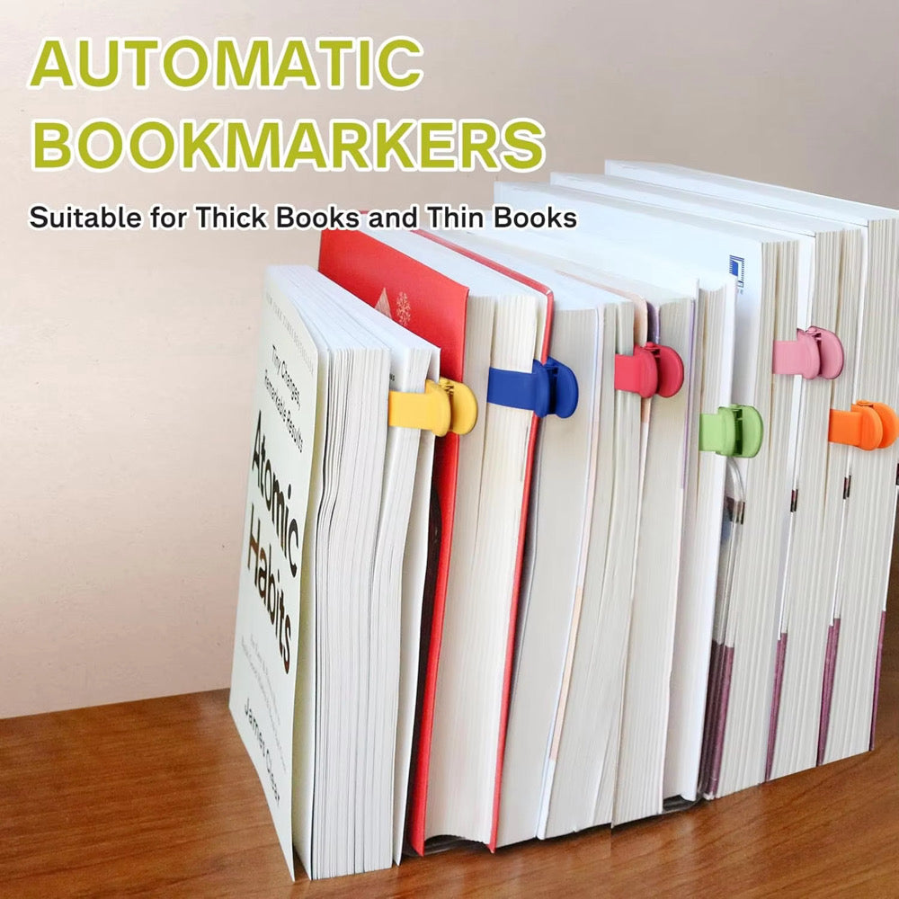 3 Piece Silicone Bookmark Set
