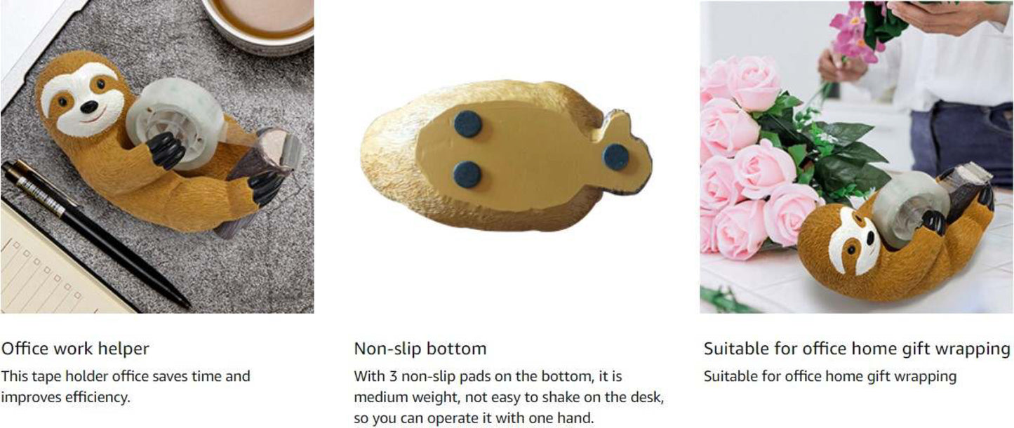 Stuart The Sloth Tape Dispenser