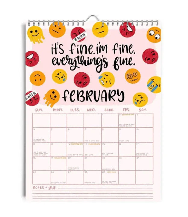 Here We Go Again 2025 Calendar