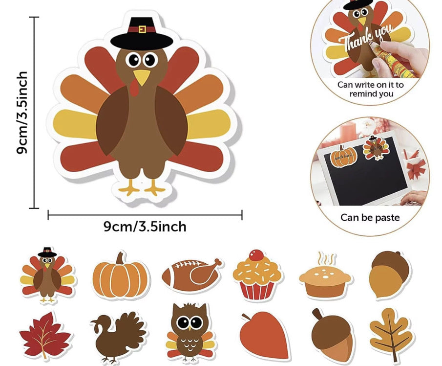 Thanksgiving Themed Sticky Note Set