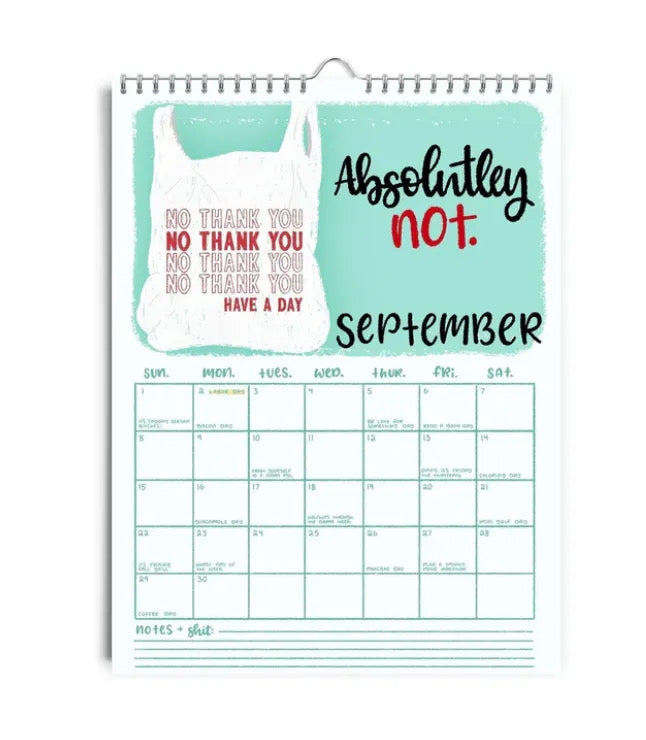 Here We Go Again 2025 Calendar