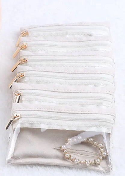 6 Piece Jewelry Travel Bag Set