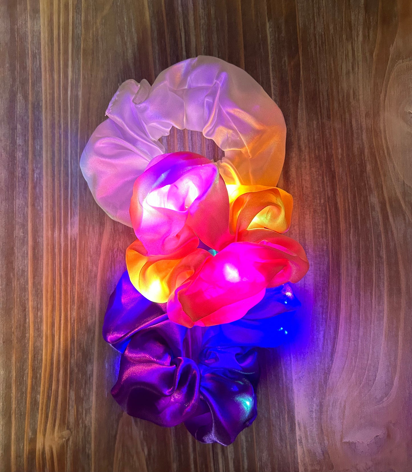 Set of 3 Light Up Scrunchies