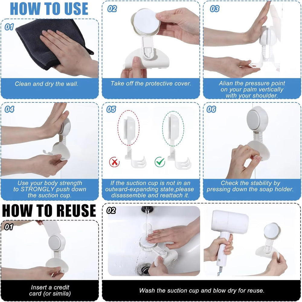 2 Pack Razor Holder