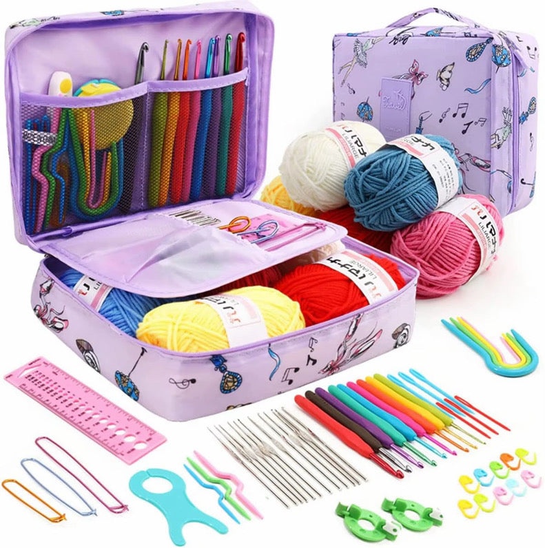 Hooked And Happy Crochet Kit