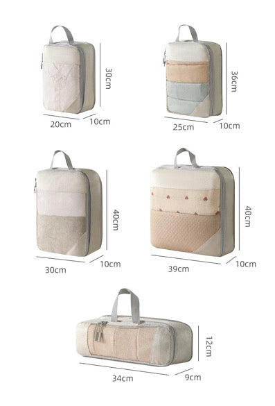 5 Piece Packing Cube Set