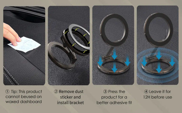 Dual Magnetic Phone Holder