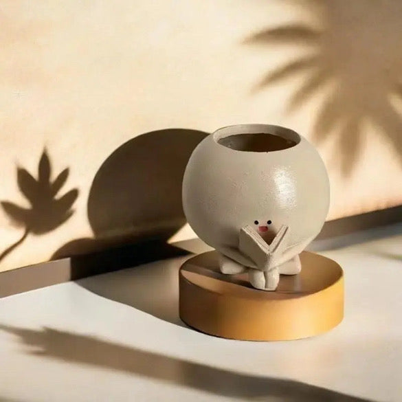 Lets Read Planter Pot