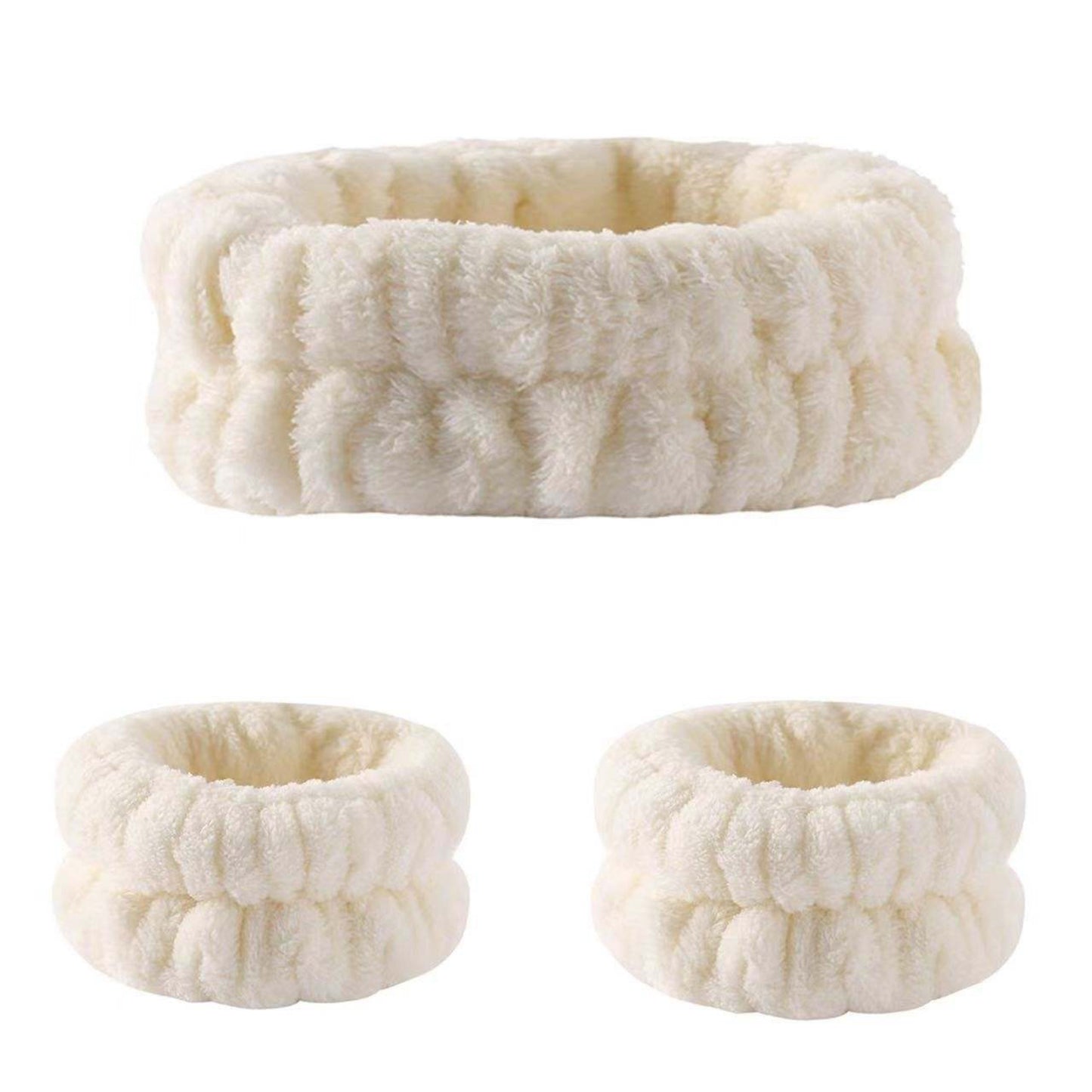 Face Wash Headband And Wristband set