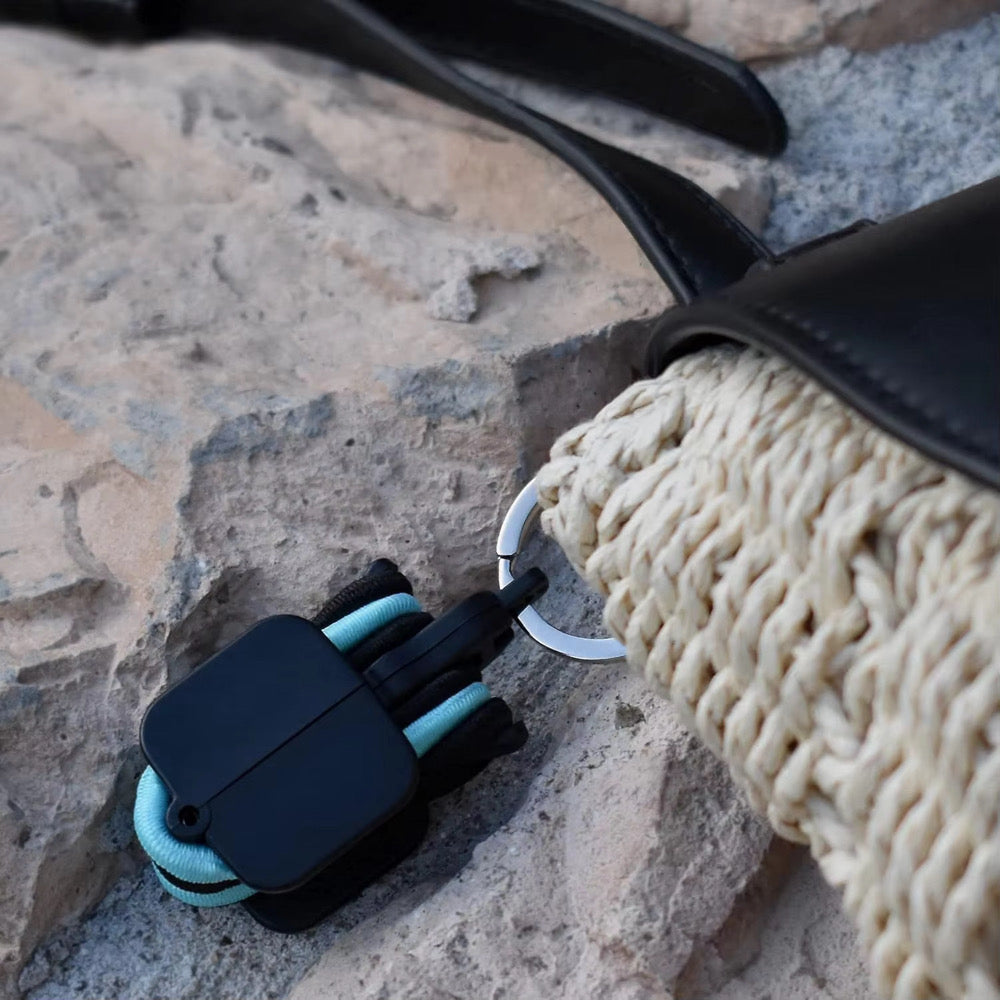 Hair Tie Keeper Keychain