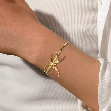 Bowknot Stainless Steel Bracelet