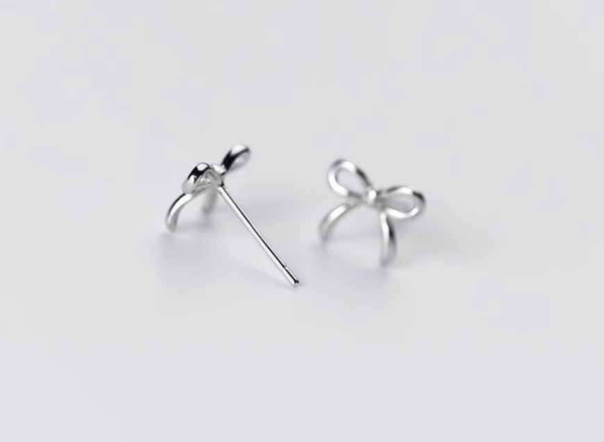 Petite Bow Stud Earrings