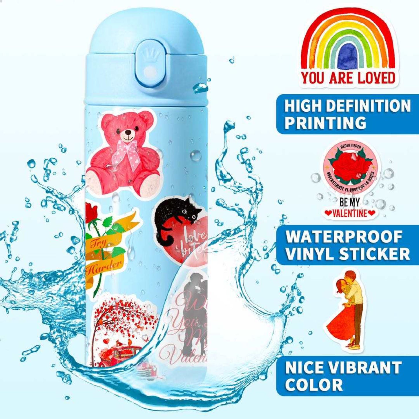 Valentines Vinyl Stickers