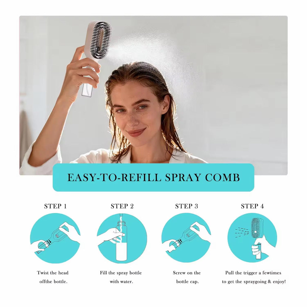 Trending 2 In 1 Detangler Hair Brush