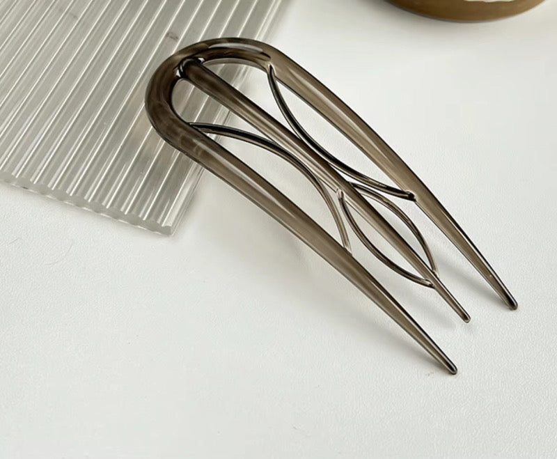 5 Piece French Hair Clip Set