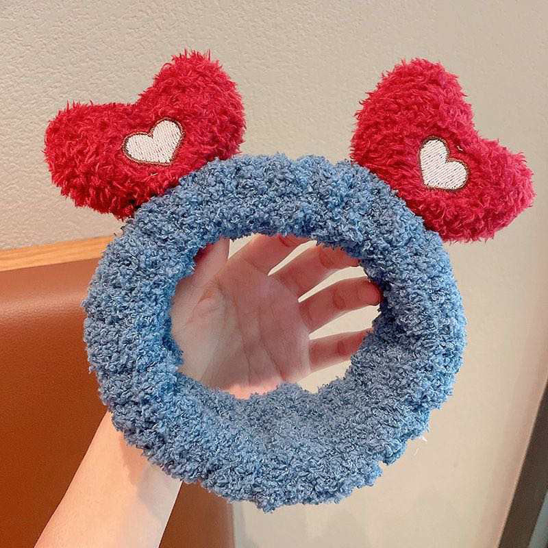 Plush Heart Headbands