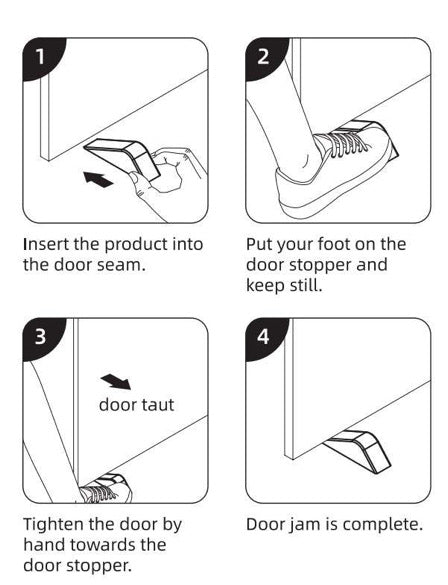 4 Piece Door Stopper
