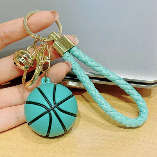 Hoop Dreams Basketball Keychain