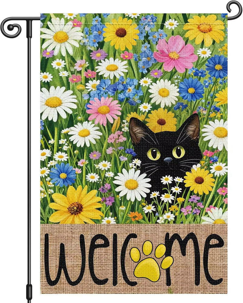 Dog & Cat Themed Garden Flags
