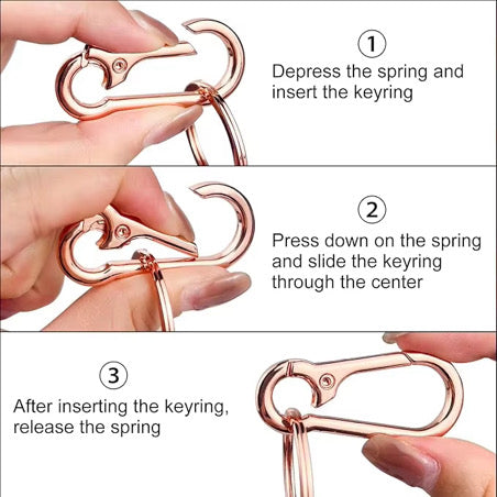 3 Piece Keychain Clip