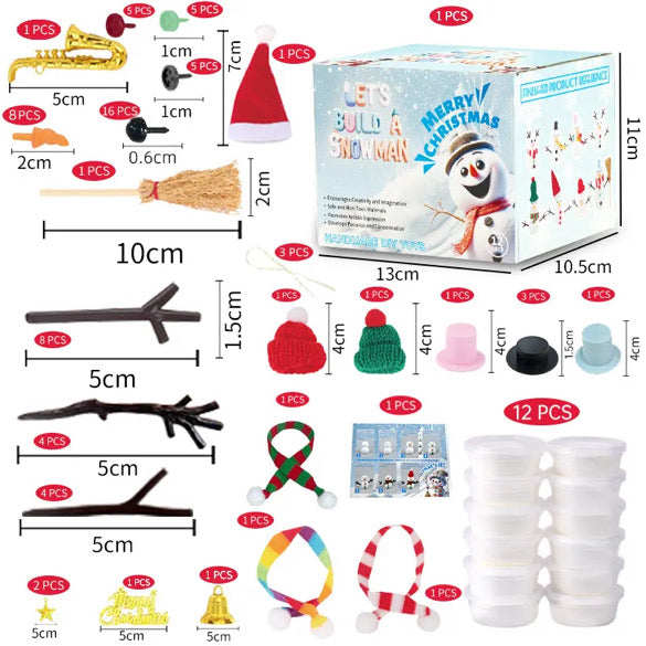 Snowman Clay Craft Box