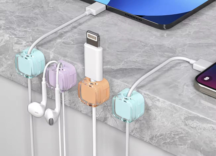 6 Pack Adhesive Cord Organizer