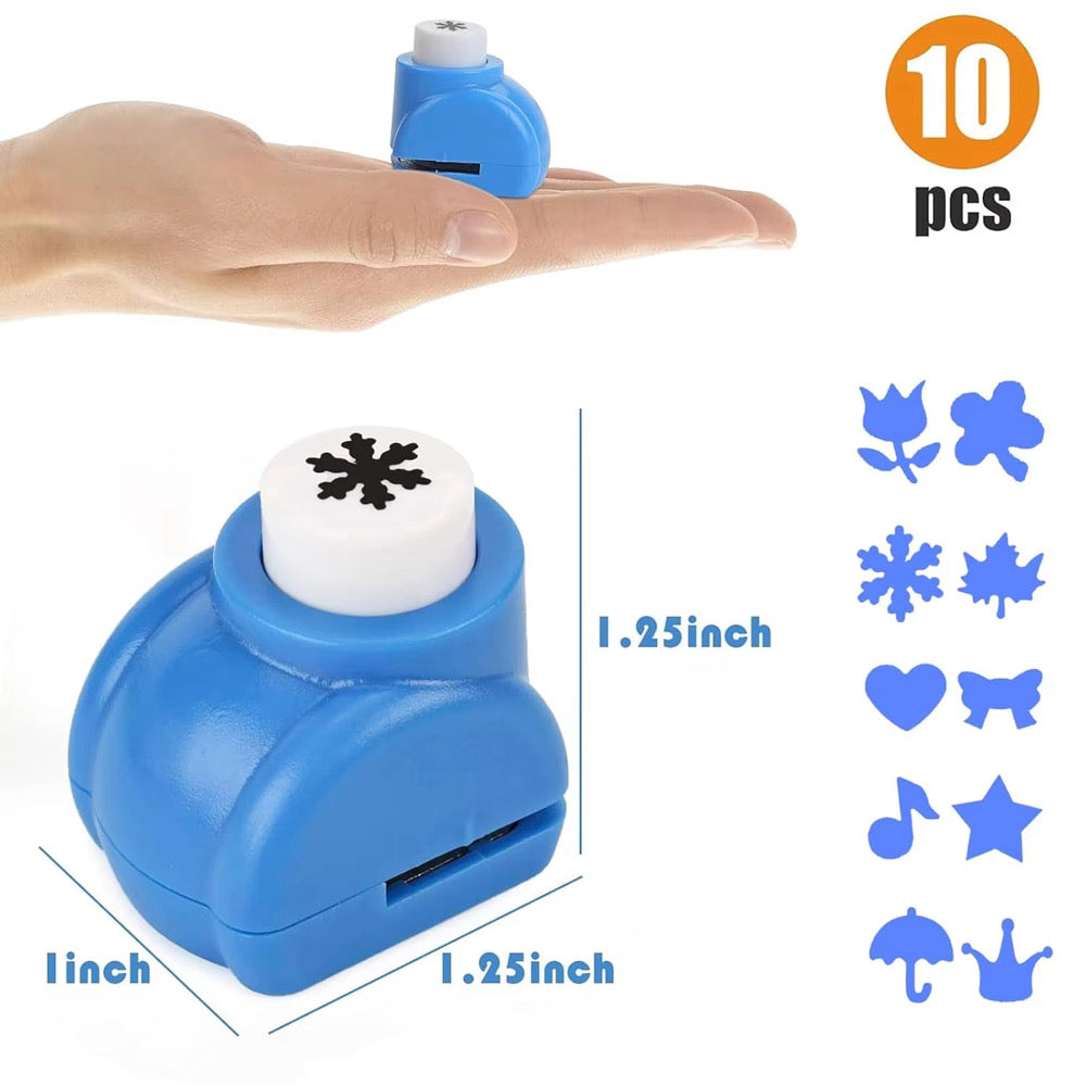 10 Piece Shape Punch Craft Set