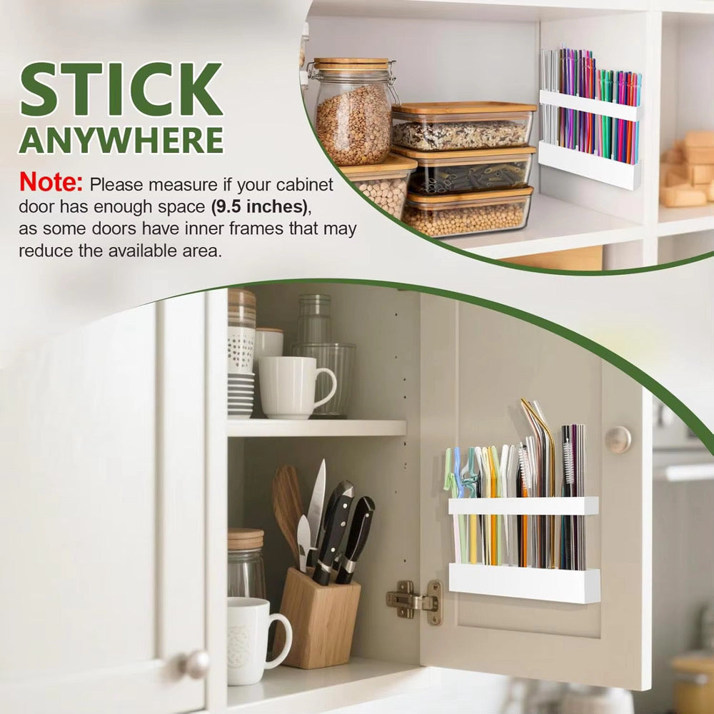 Cabinet Straw Holder