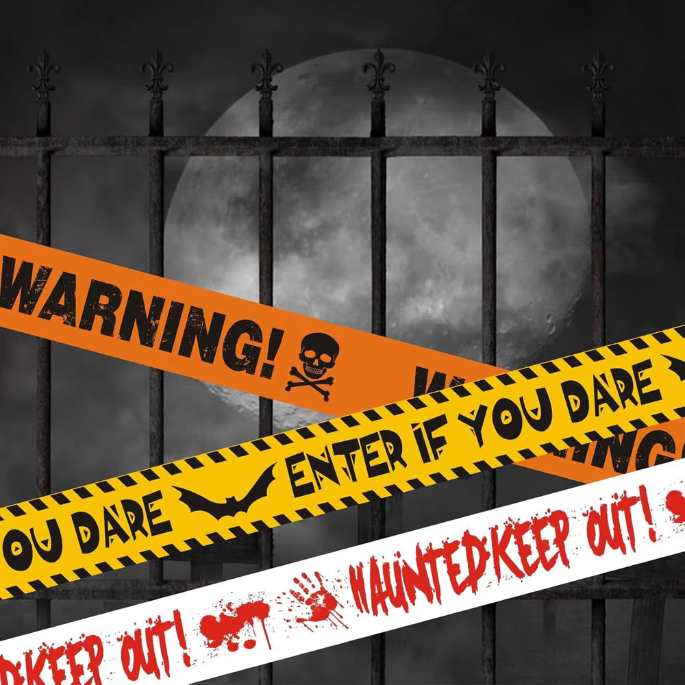 Halloween Warning Tape Set of 3