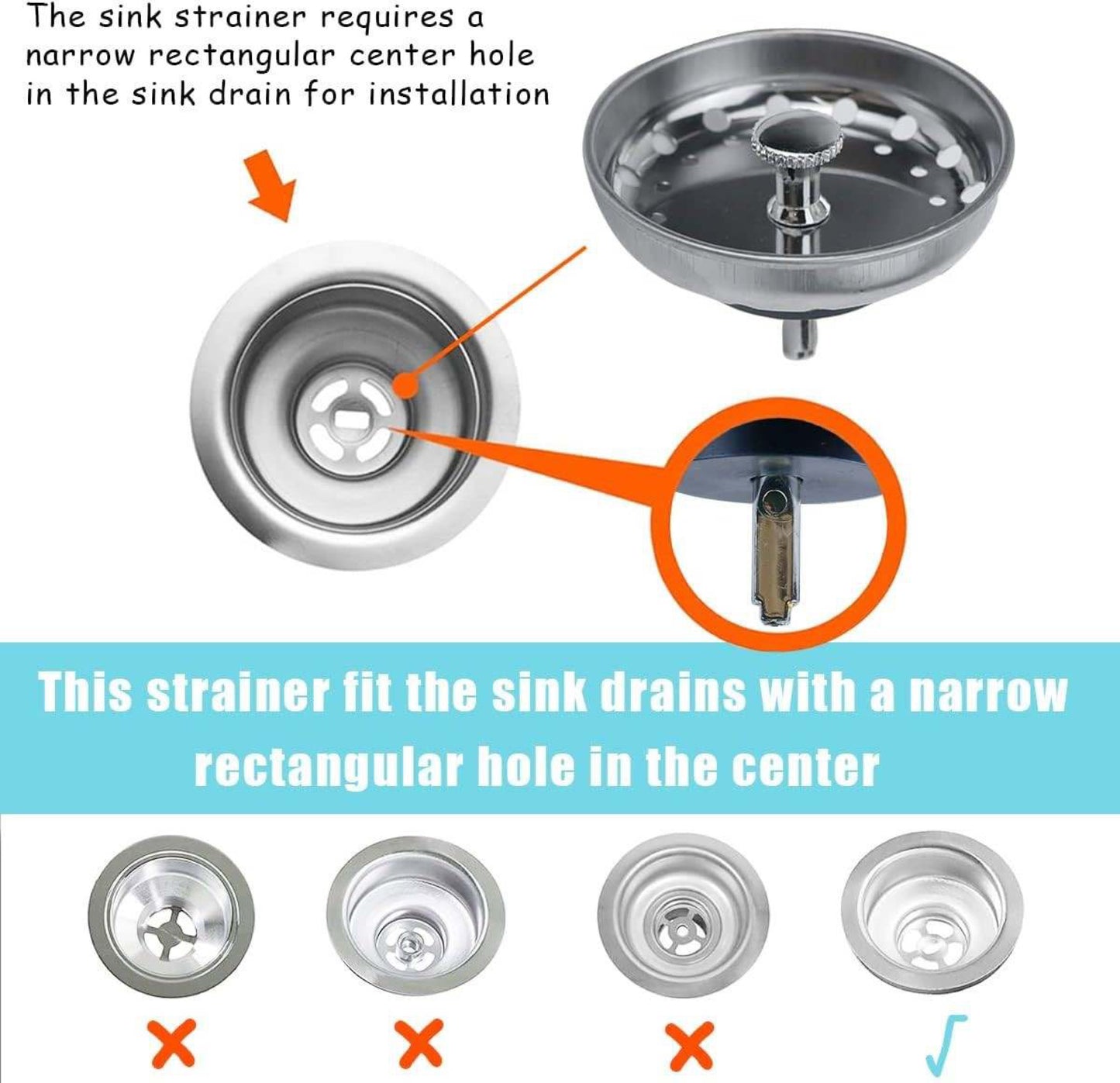 3 Piece Sink Drain Set
