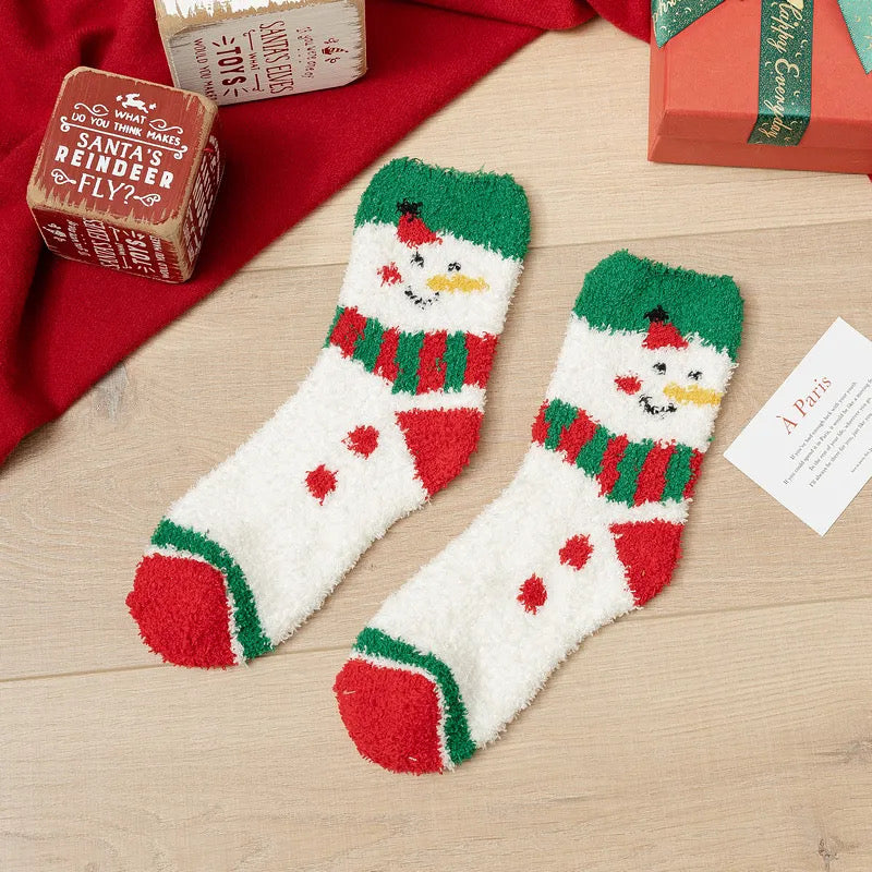 Set of 6 Comfy Christmas Socks