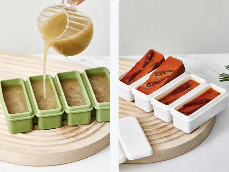Silicone Rectangle Ice Mold Trays