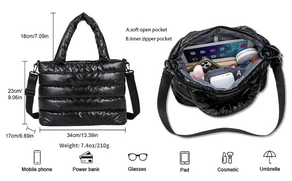 Perfect Puffy Tote Bag