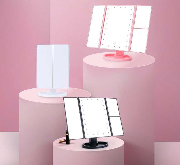 Trifold Vanity Mirror