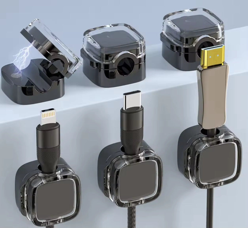 6 Pack Adhesive Cord Organizer