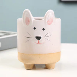 Animal Friends Ceramic Pot